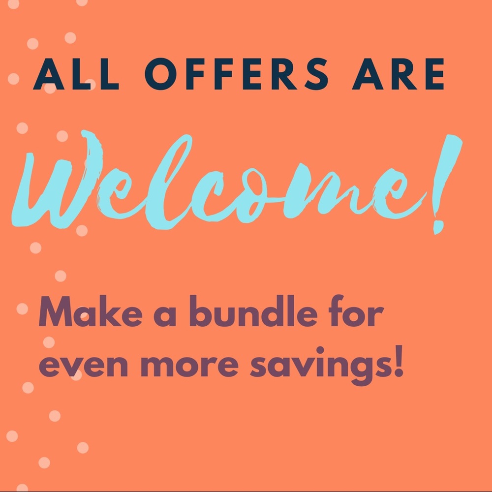 All offers welcomed!